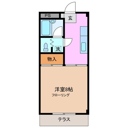 柳駅 徒歩14分 1階の物件間取画像